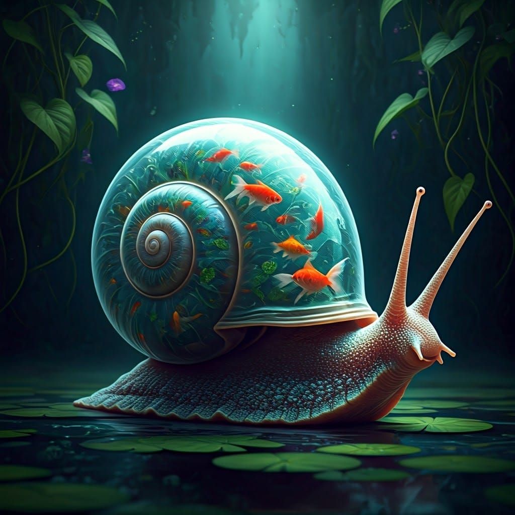 Epic Snail Shell  by @Lan