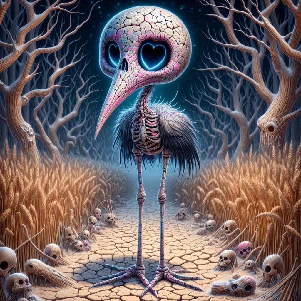 Skeletal Stork