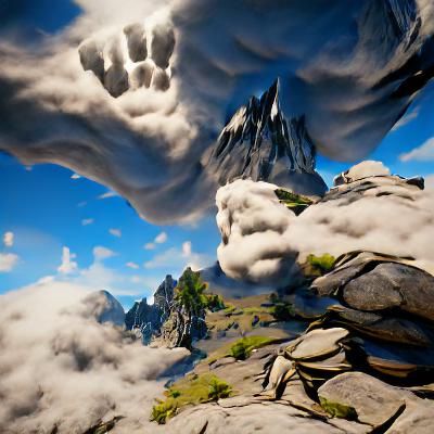 Claws of the clouds mountain
