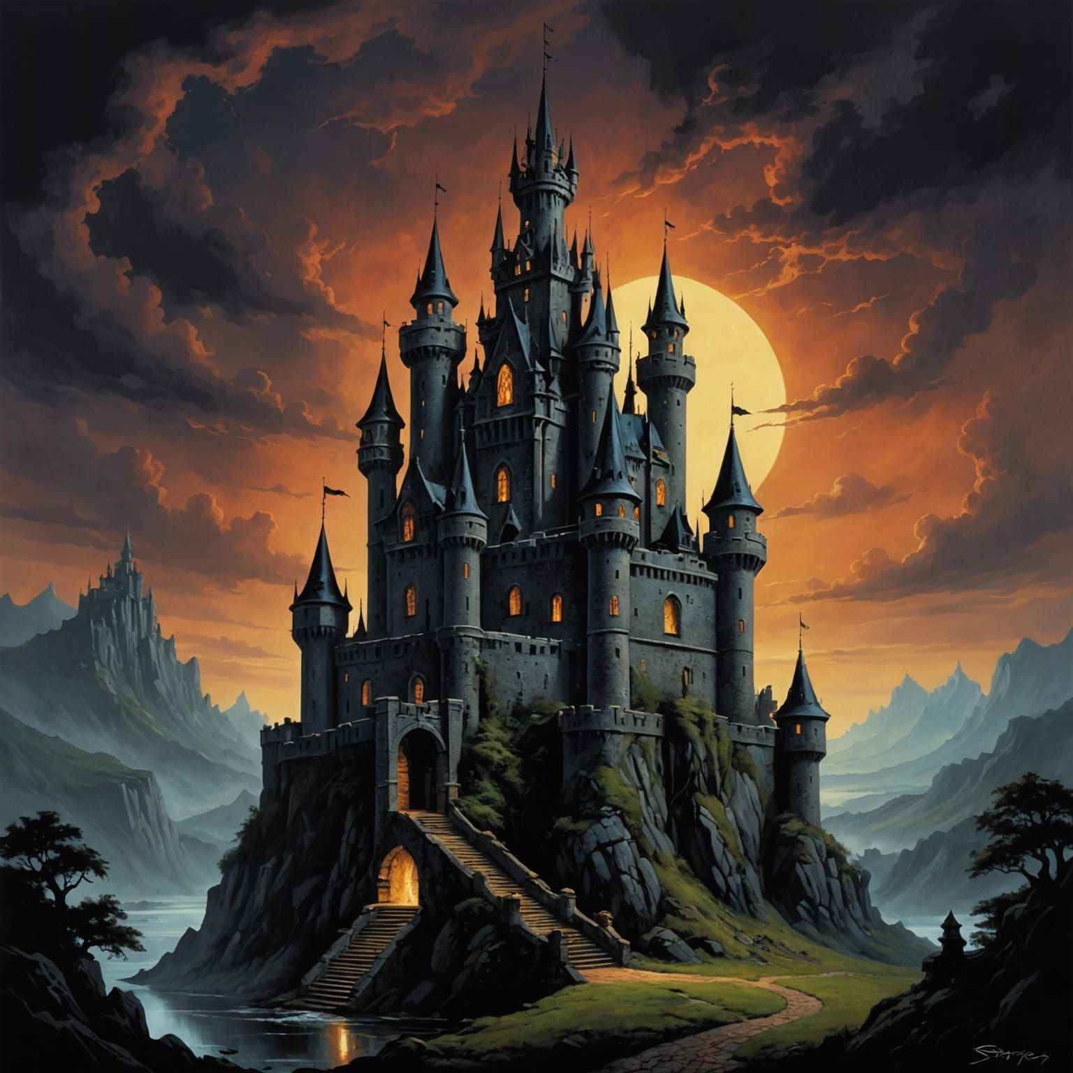 Dark Fantasy Castle