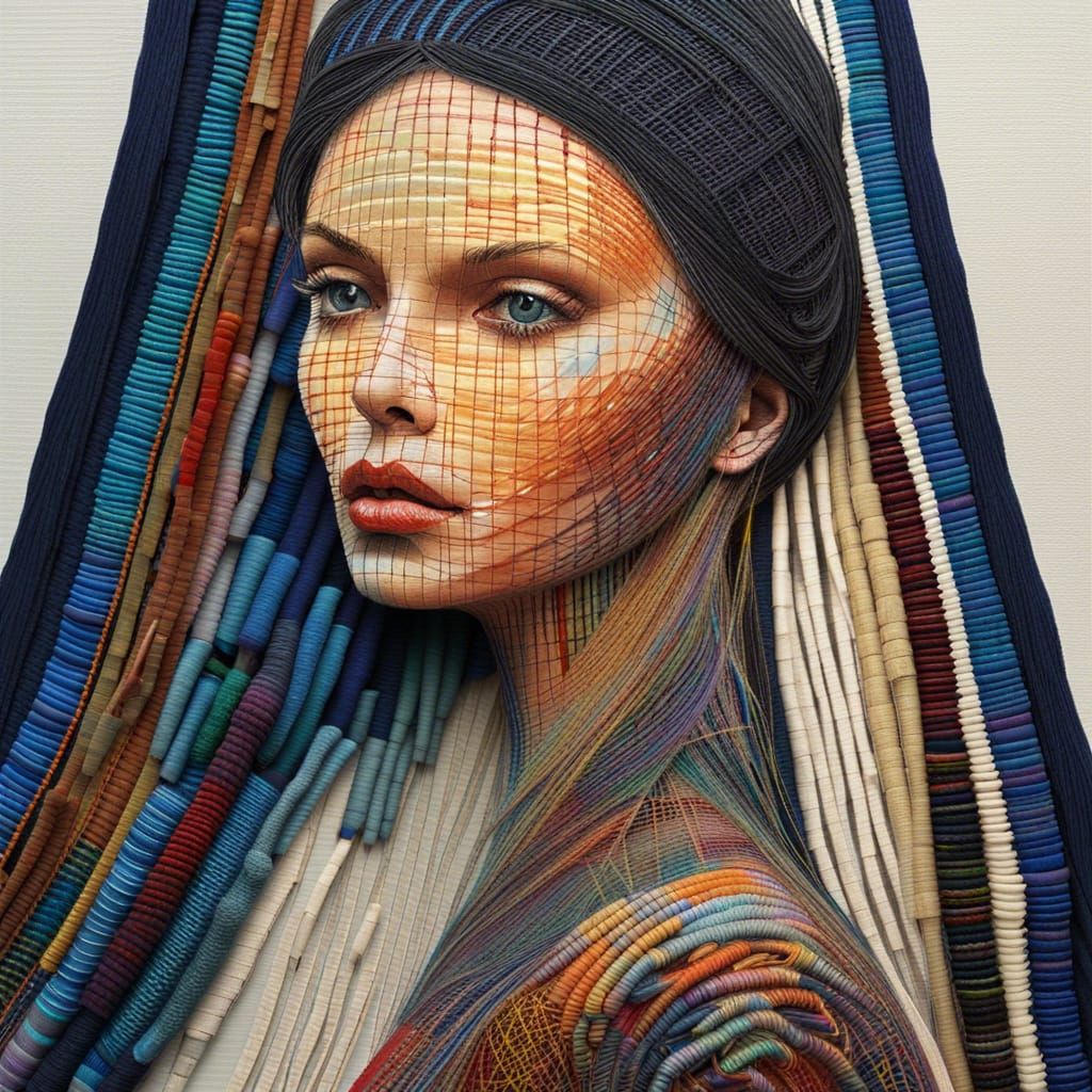 Weaved Woman - SDXL 0.9