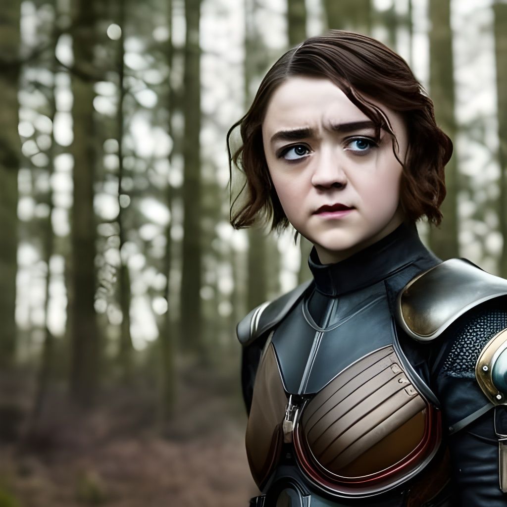 Maisie Williams epic sci-fi adventure character - AI Generated Artwork -  NightCafe Creator