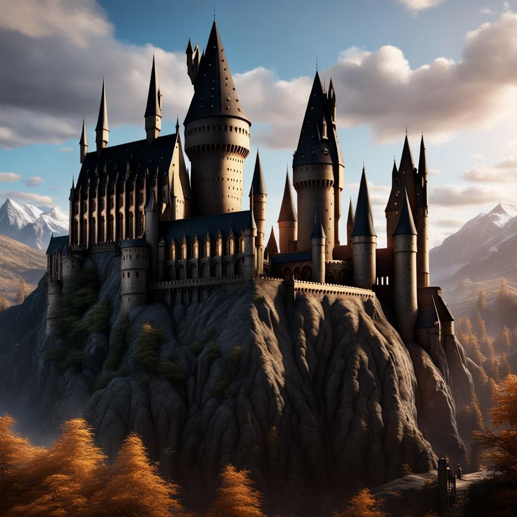 Hogwarts the castle. - AI Generated Artwork - NightCafe Creator