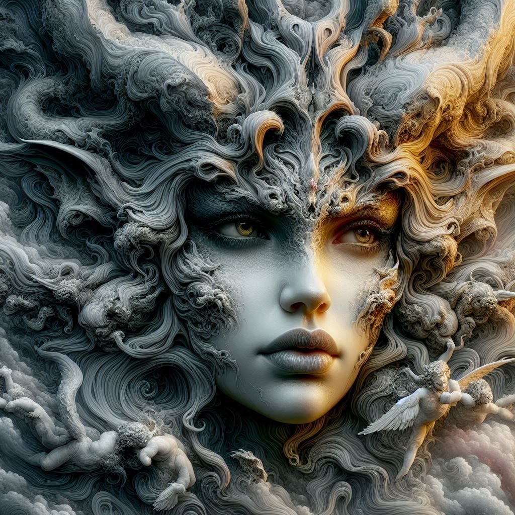 Stone demon - Rodin's Hell gate