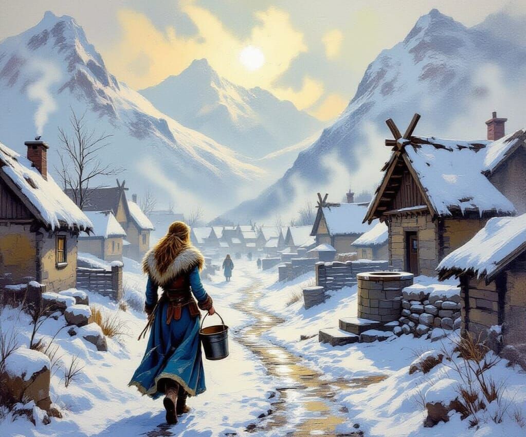 Viking village  by @Ally