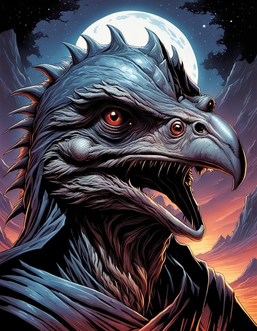 hyper realistic, perfect, smooth, Skeksis