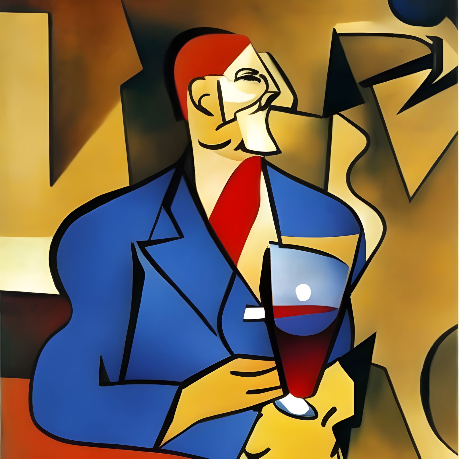 Wine connoisseur AI Generated Artwork NightCafe Creator