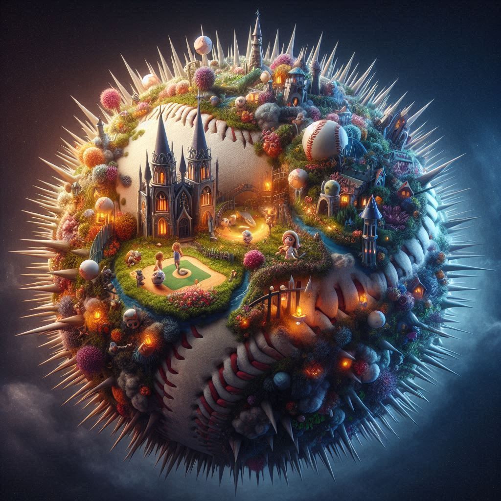 The magic place is the baseball field