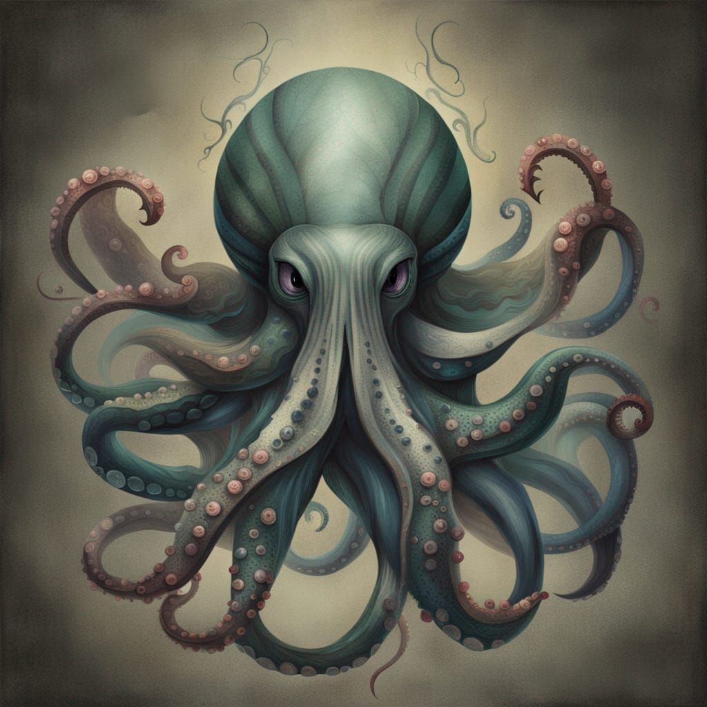 Eight tentacles, three hearts and a beak  by @Emmanuel Omorogbe