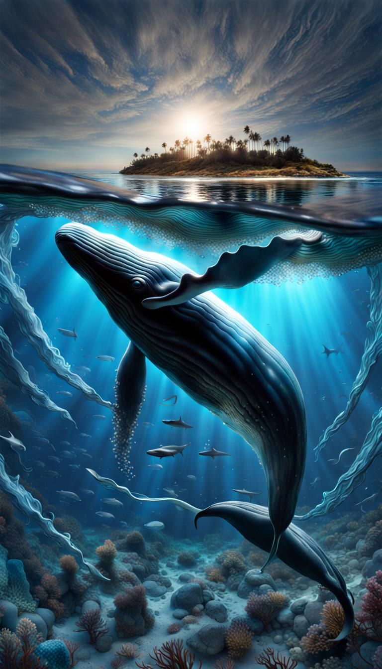 The happy whale  by @HC