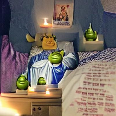 Every night I pray to shrek
