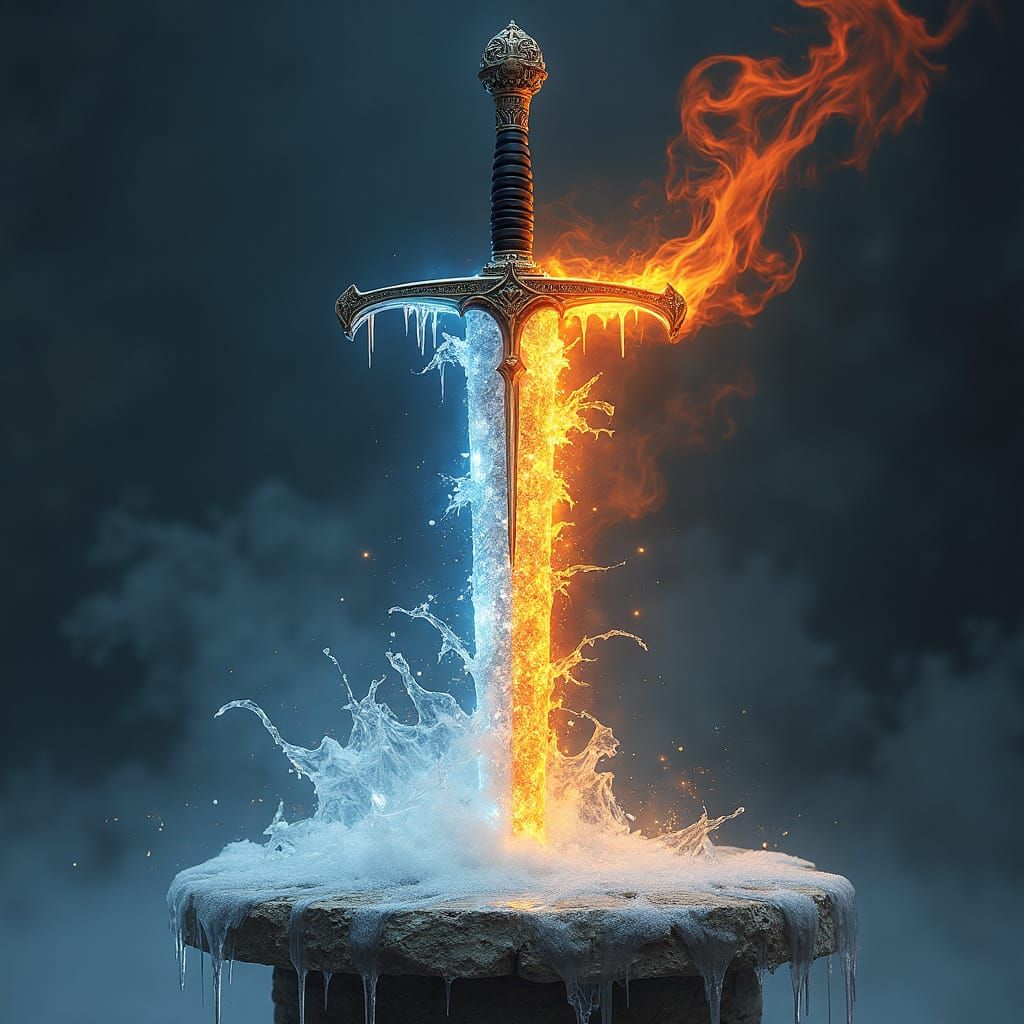 Sword of Fire and Ice  by @possom2009
