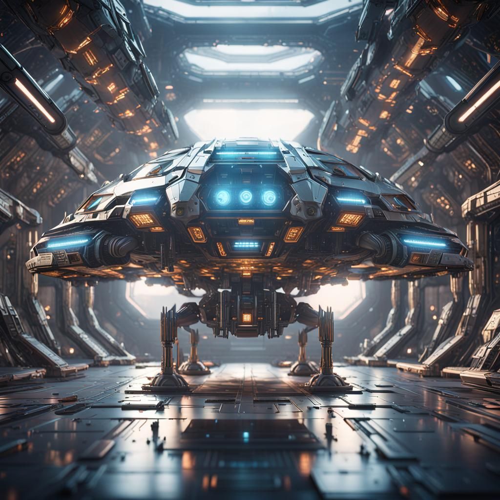 Modern technology Spaceship
