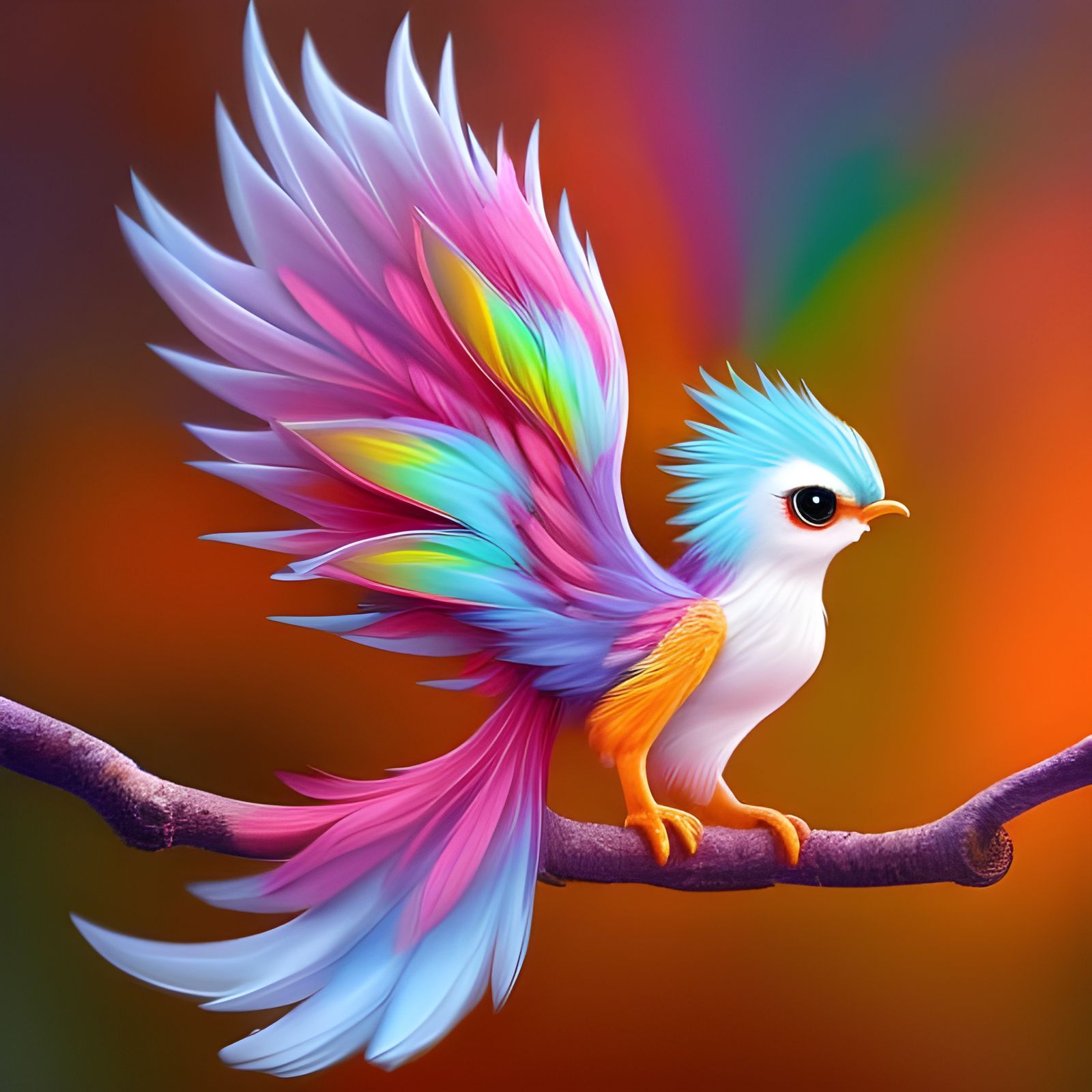 Baby phoenix 🔥🐦  by @Riyan Khan