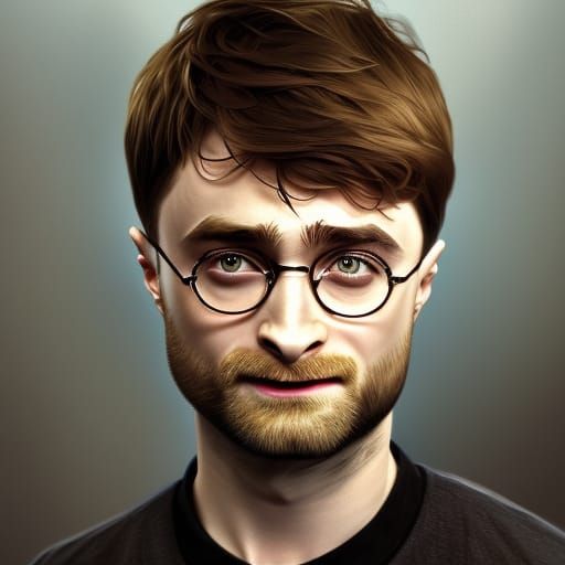 Daniel Radcliffe actor - AI Generated Artwork - NightCafe Creator