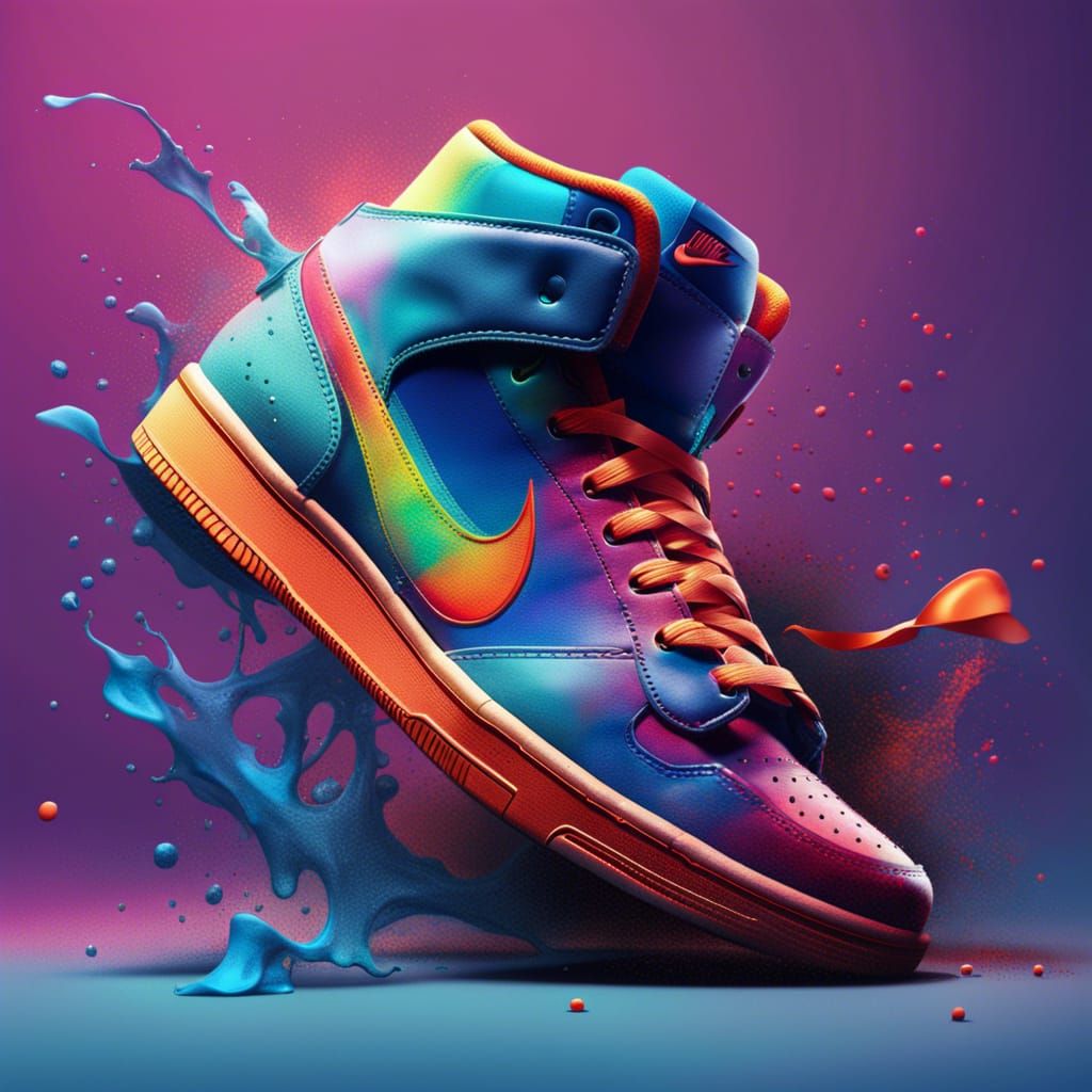 Nike Sports Shoe - AI Generated Artwork - NightCafe Creator