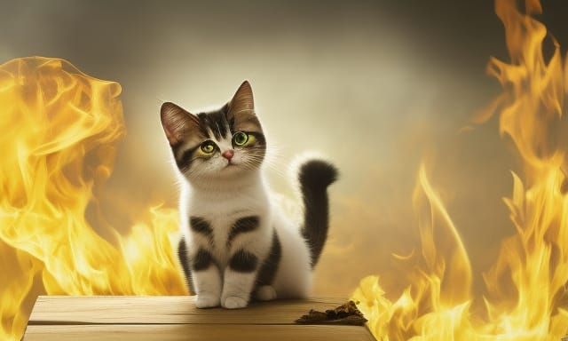 Of course this is fine. Who did you think started it? The dog?  by @Shadowin