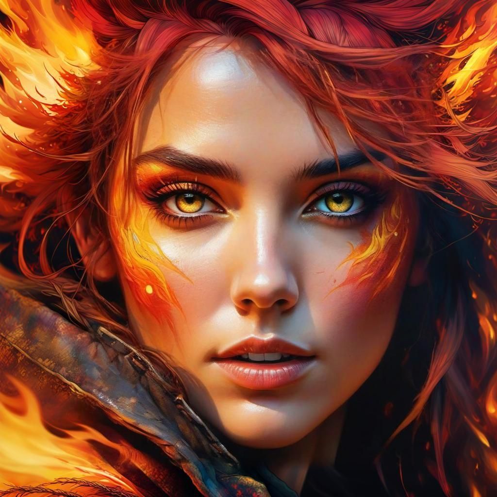 This girl is on fire 🔥