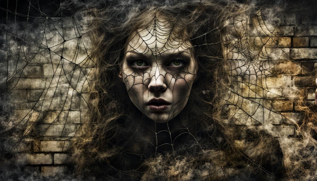 Portrait in a Spiderwebs