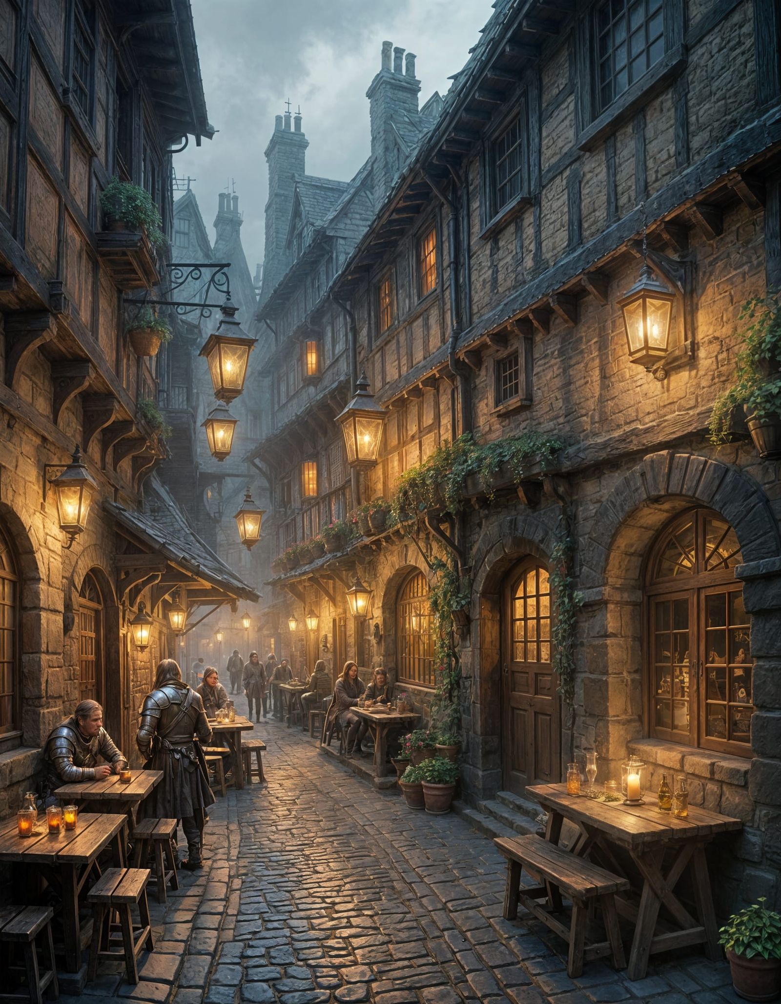 Through the alley  by @Avesso