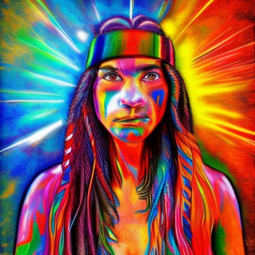 America Hippy - AI Generated Artwork - NightCafe Creator