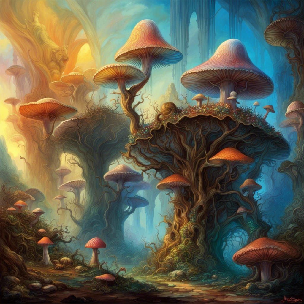 Fantasy Landscape - AI Generated Artwork - NightCafe Creator