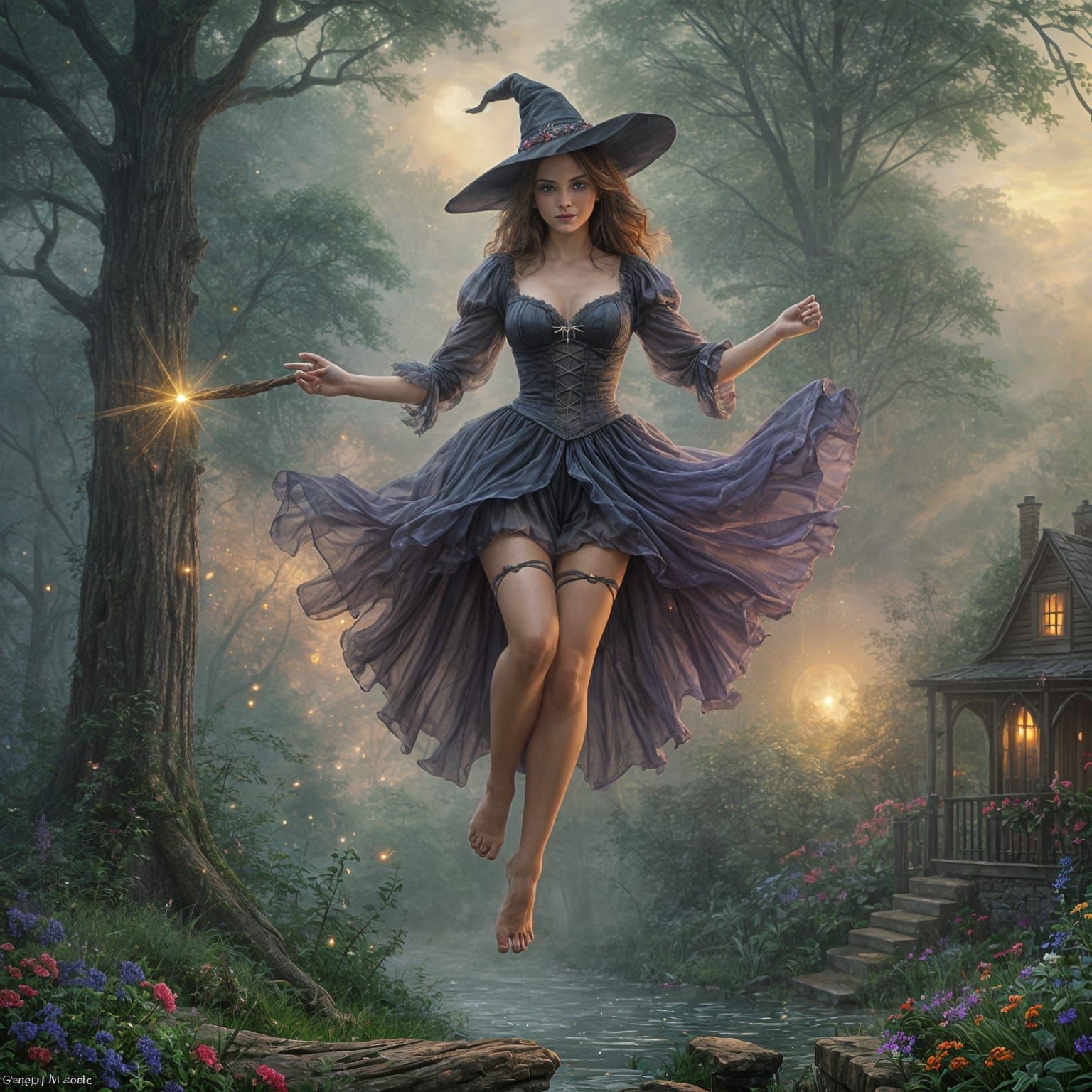 Whimsical witch