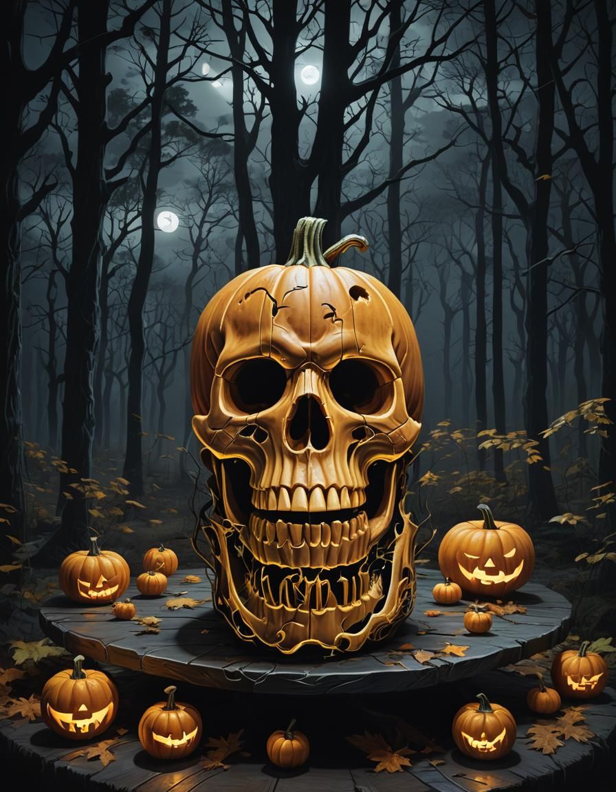 Pumpkin skull MK