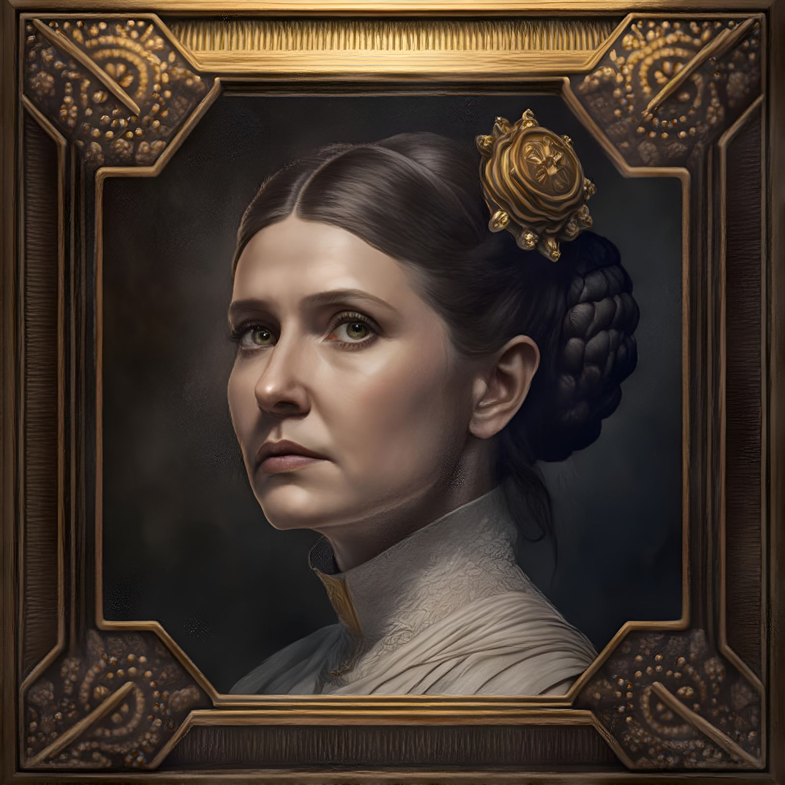 Midjourney: Mona Leia Returns
