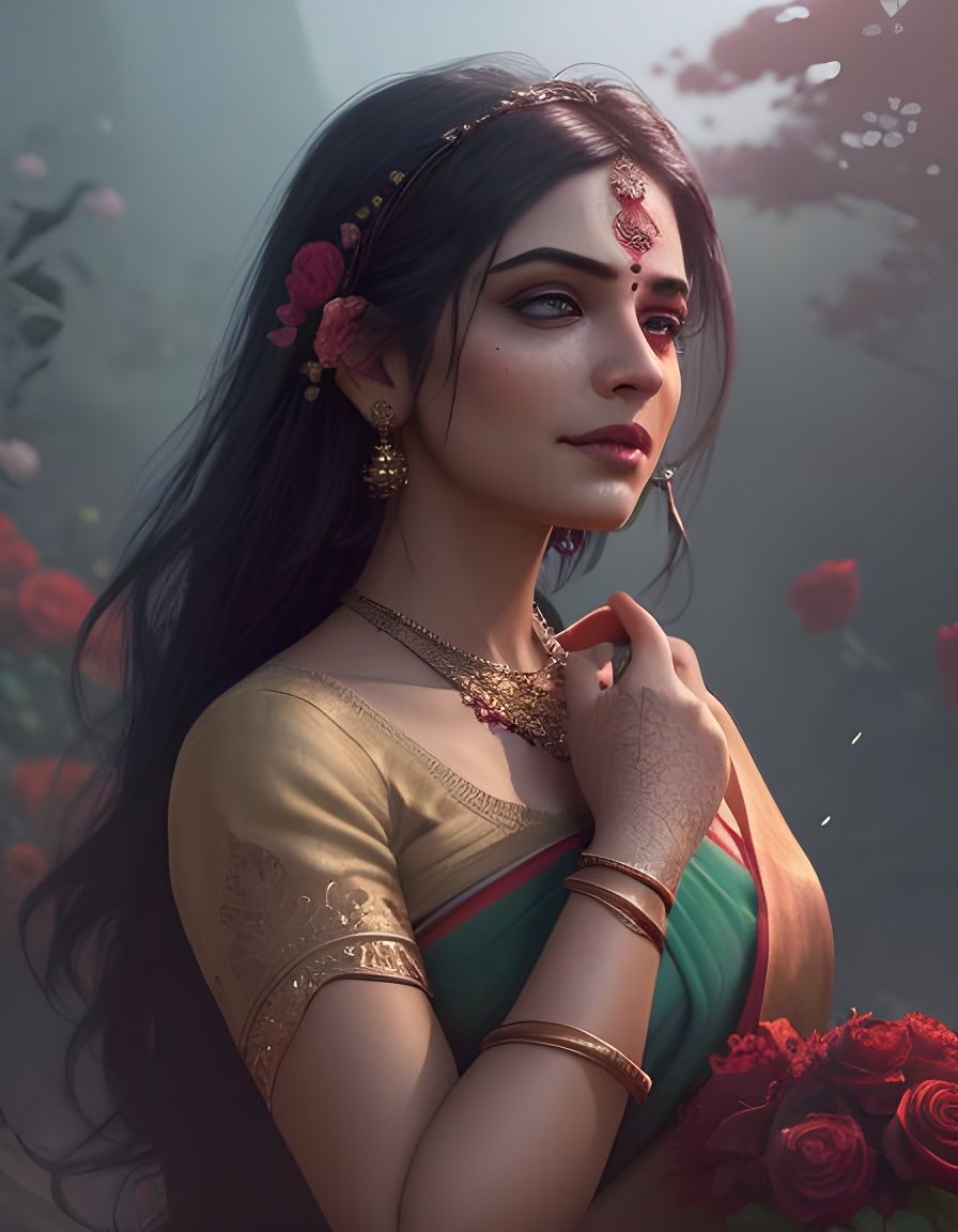 Beauty full look AI Generated Artwork NightCafe Creator