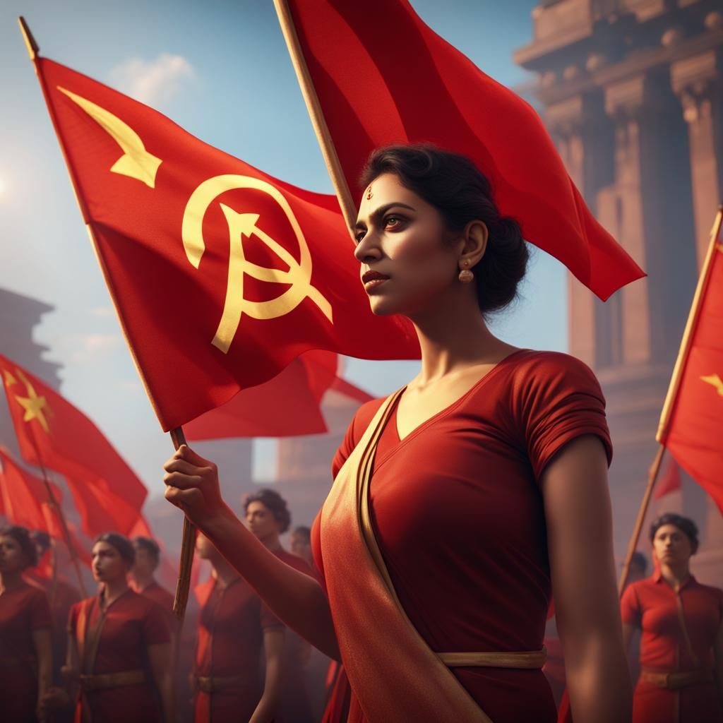 young-woman-holding-communist-party-of-india-marxist-flag-ai