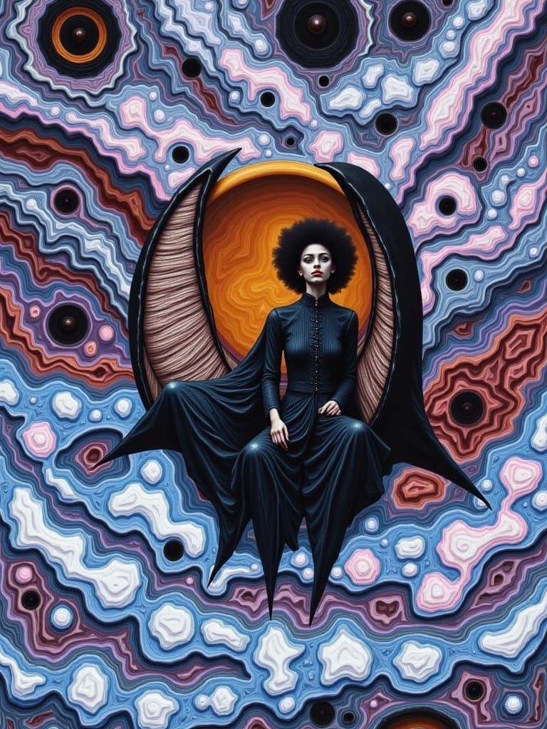 <lora:RB Figures:1.0>  Drawing of  an Angel with geometric wings