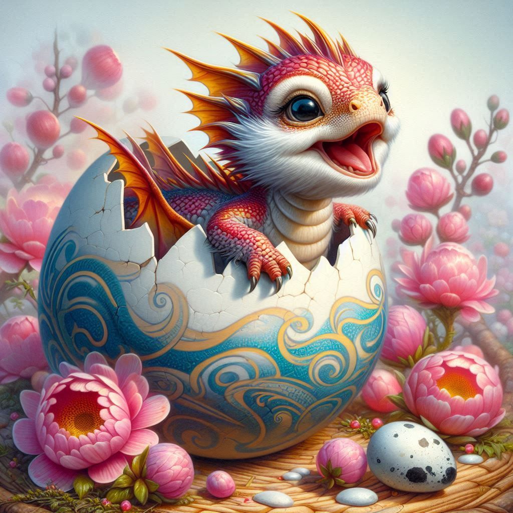 Leitte Baby Dragon And Eggs