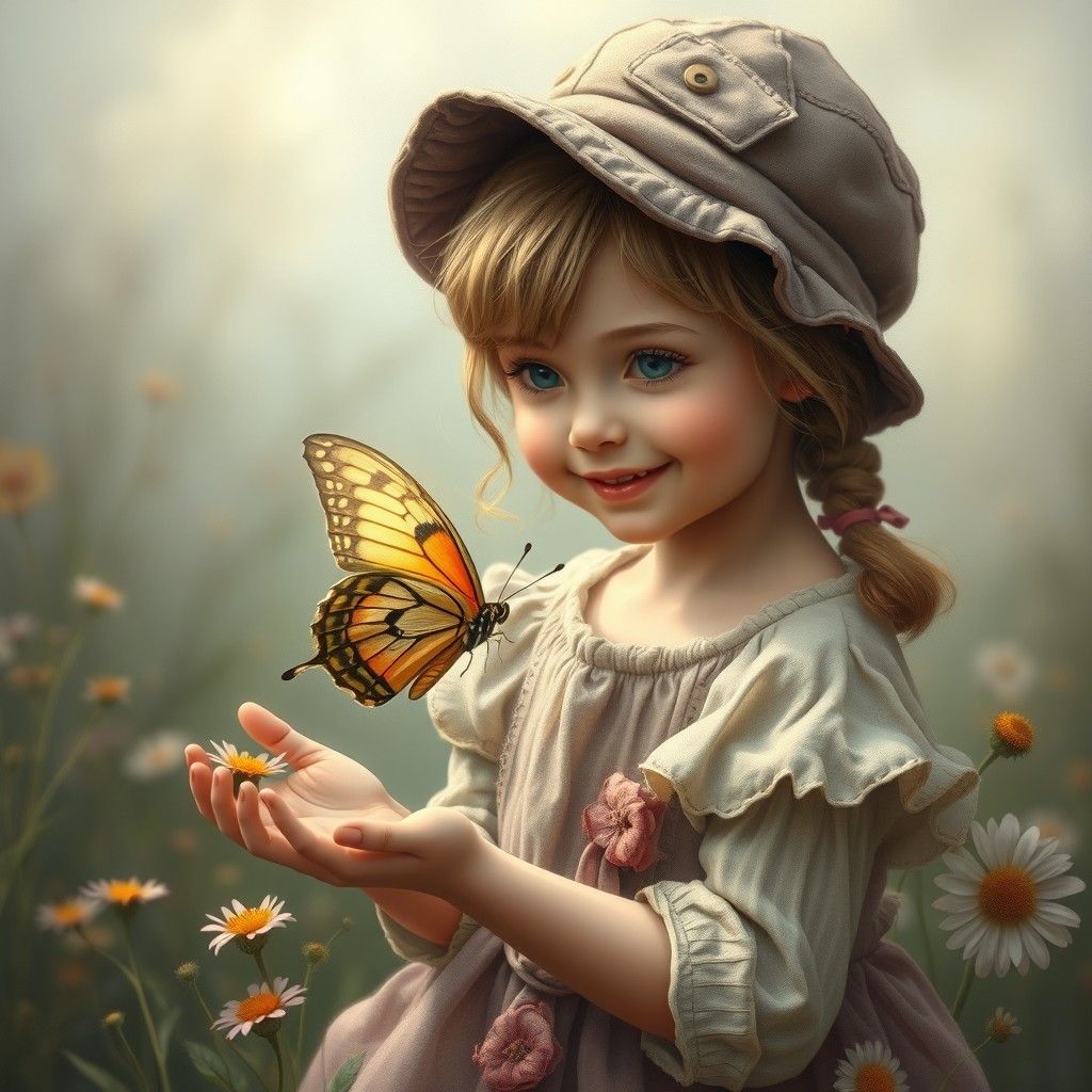 Playing With The Butterfly 😊🥳