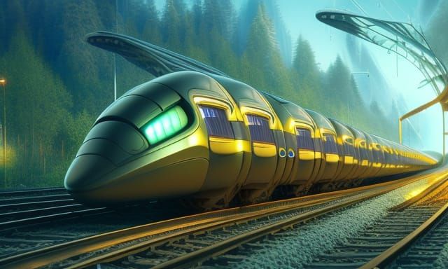 Futuristic Worm-Train  by @Unreality One