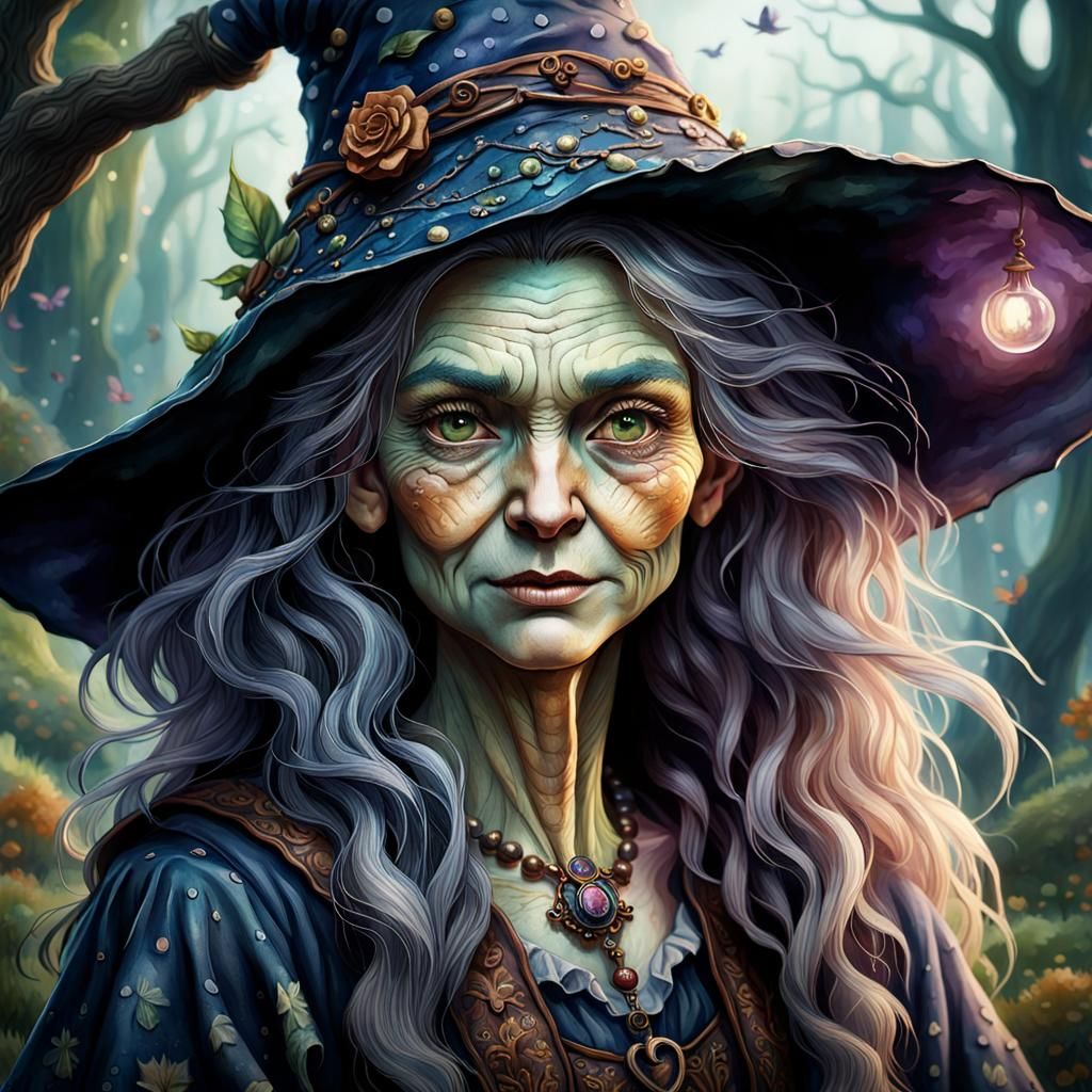 Old haggard witch - AI Generated Artwork - NightCafe Creator