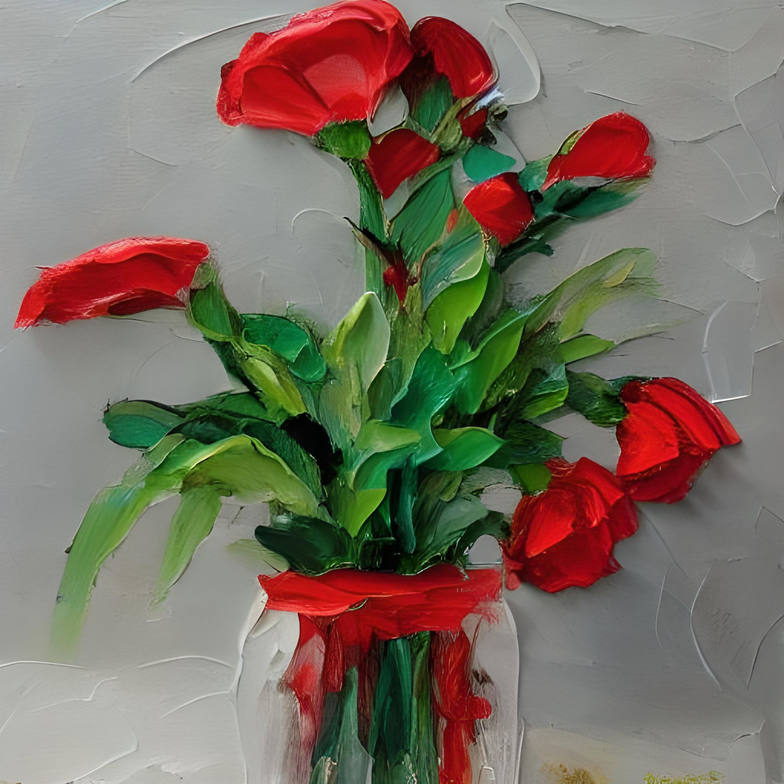 Impasto Flowers