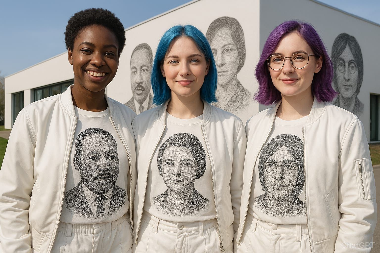 Courage + Peace + Justice — Sophie Scholl, John Lennon, Mart...