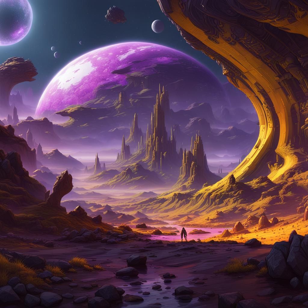 Alien planet