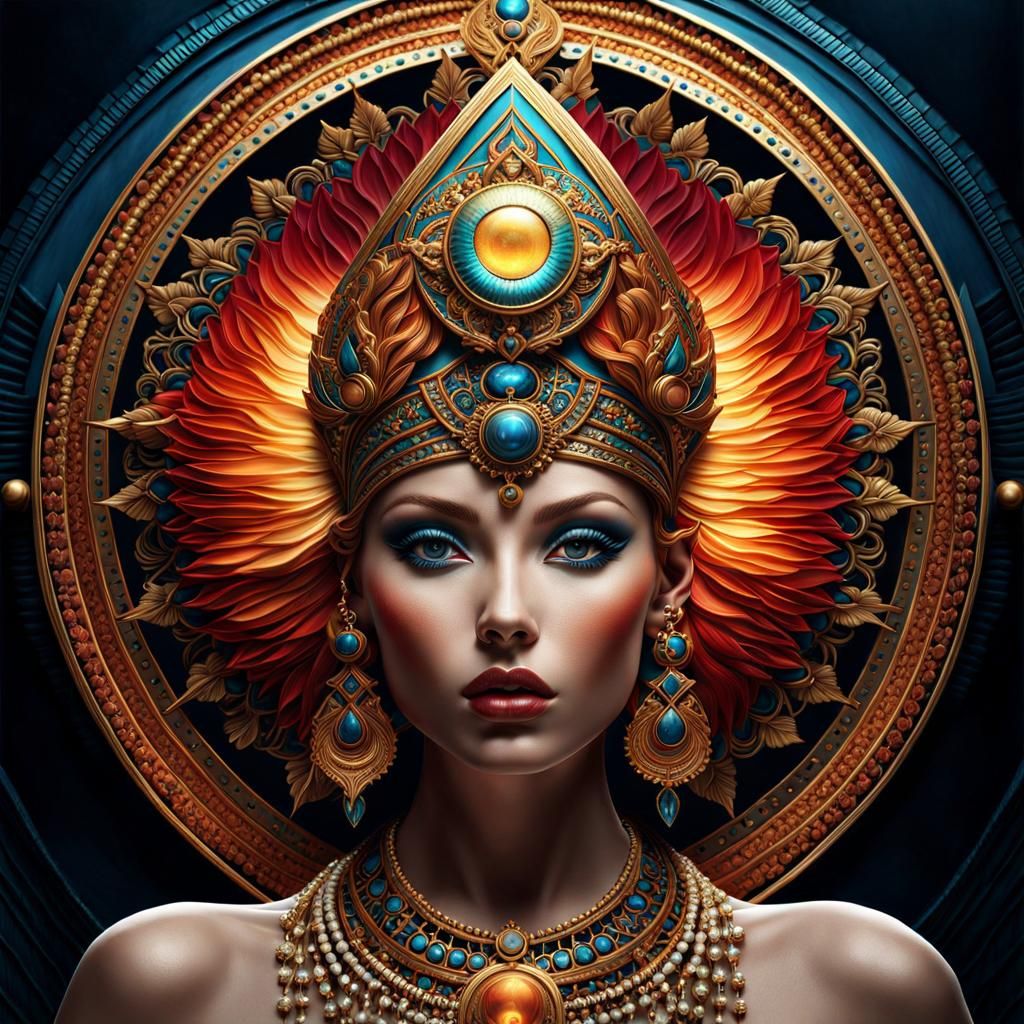 Beautiful Goddess by Hans Jochem Bakker