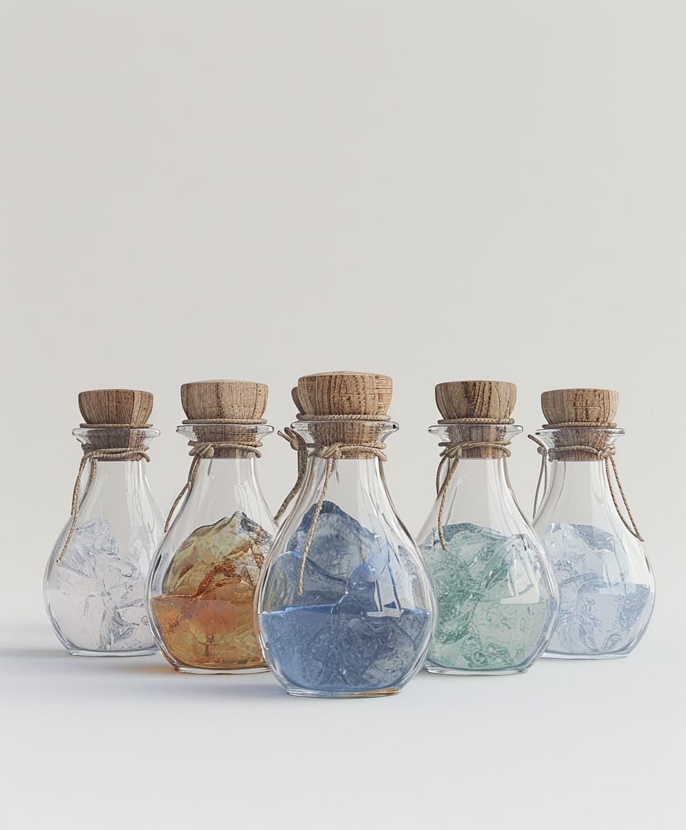 Beautiful Glass Jars