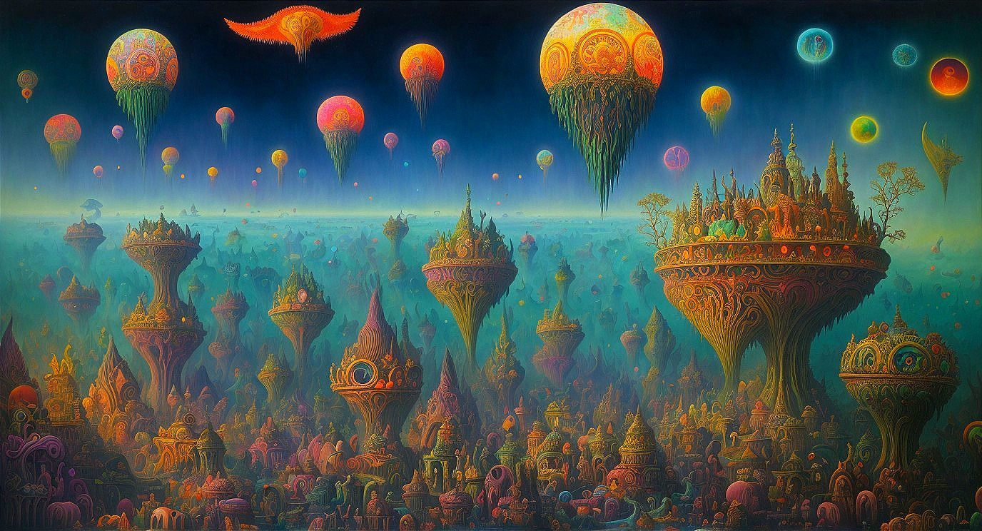 FLOATING ISLANDS OF BOGOMIL'S UNIVERSE