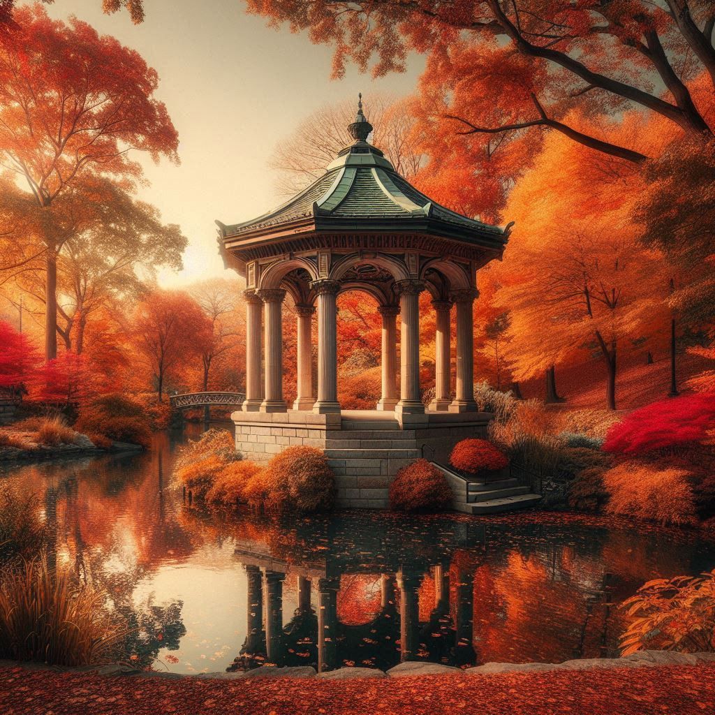 Golden Hour at the Gazebo