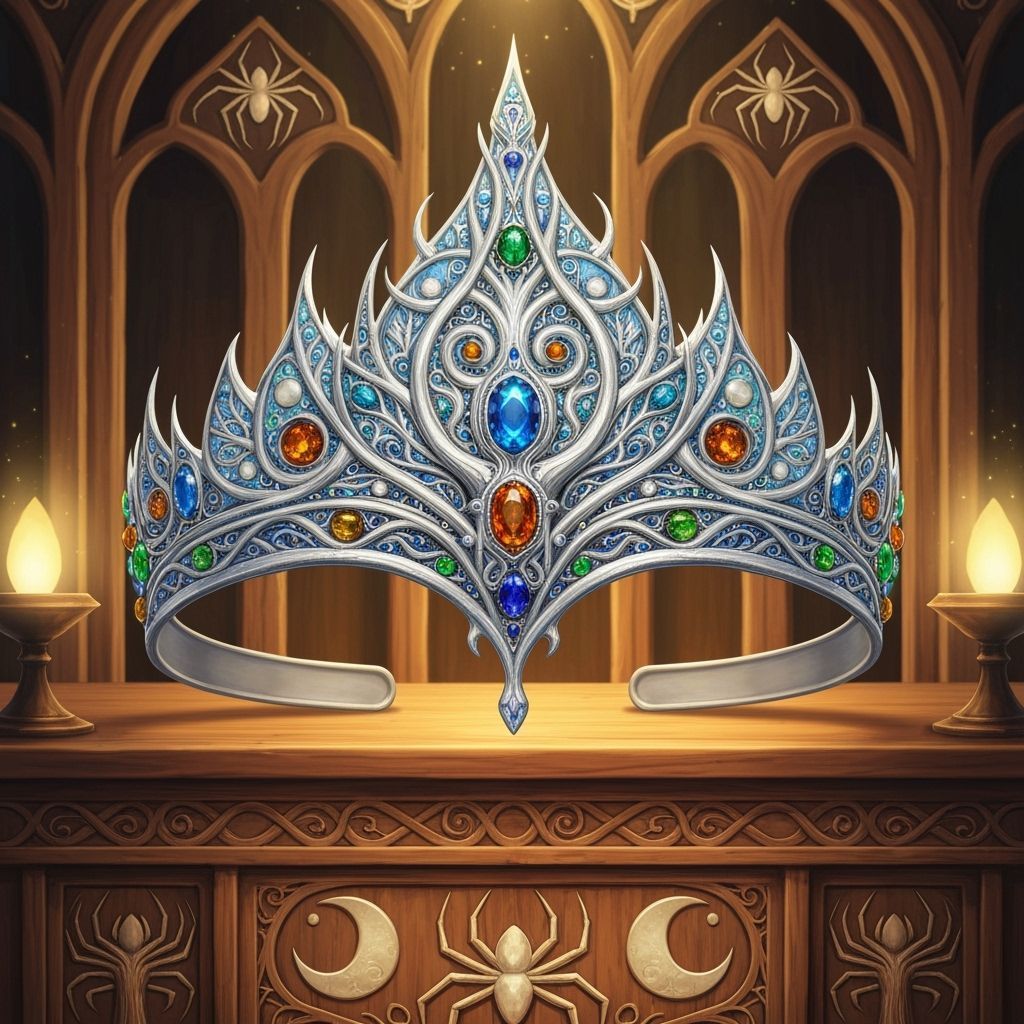 The Circlet of the Moon Spider  by @NR