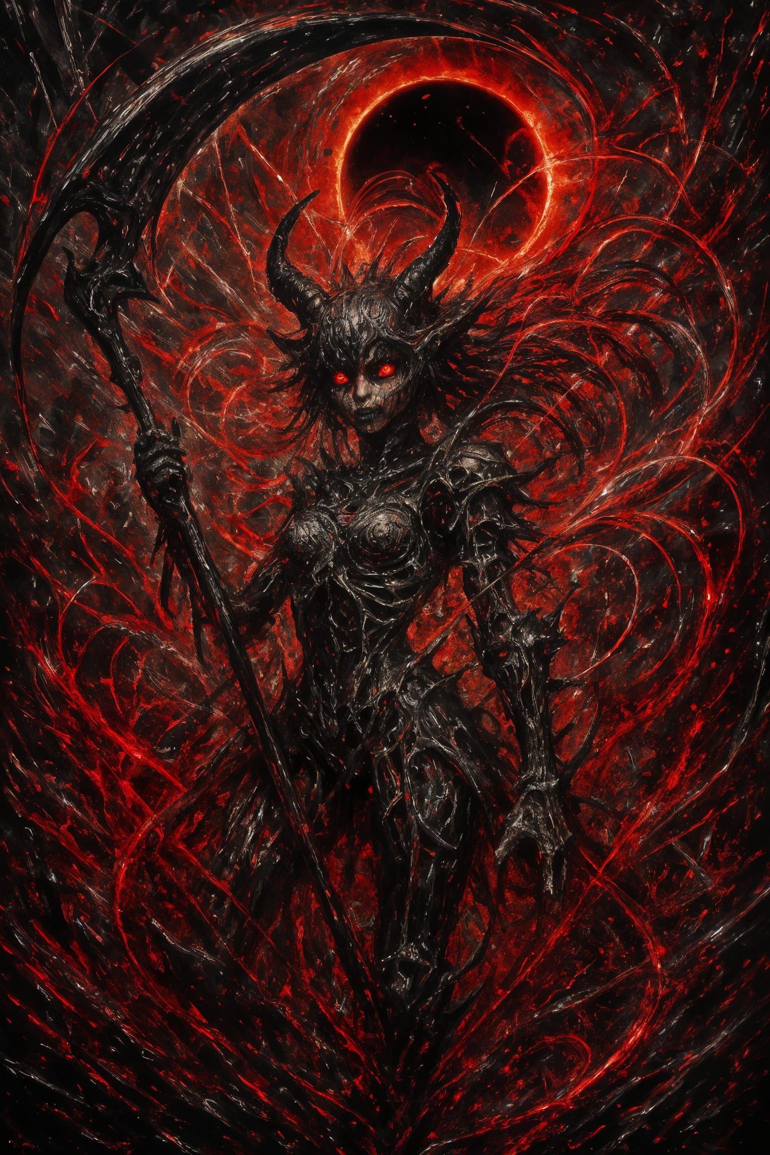 Distorted Female Demon (Uploaded)