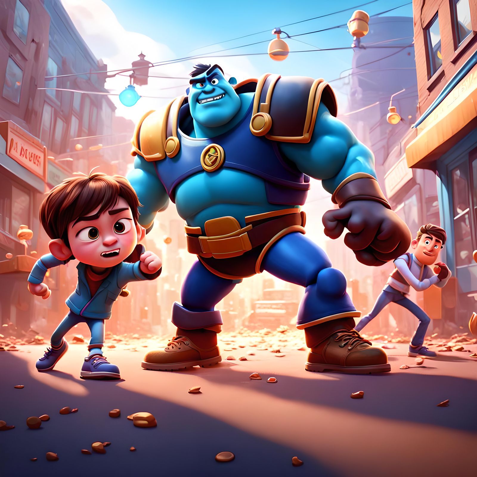 Fighting a bully, motivation music cover album, Powerful and eye popping