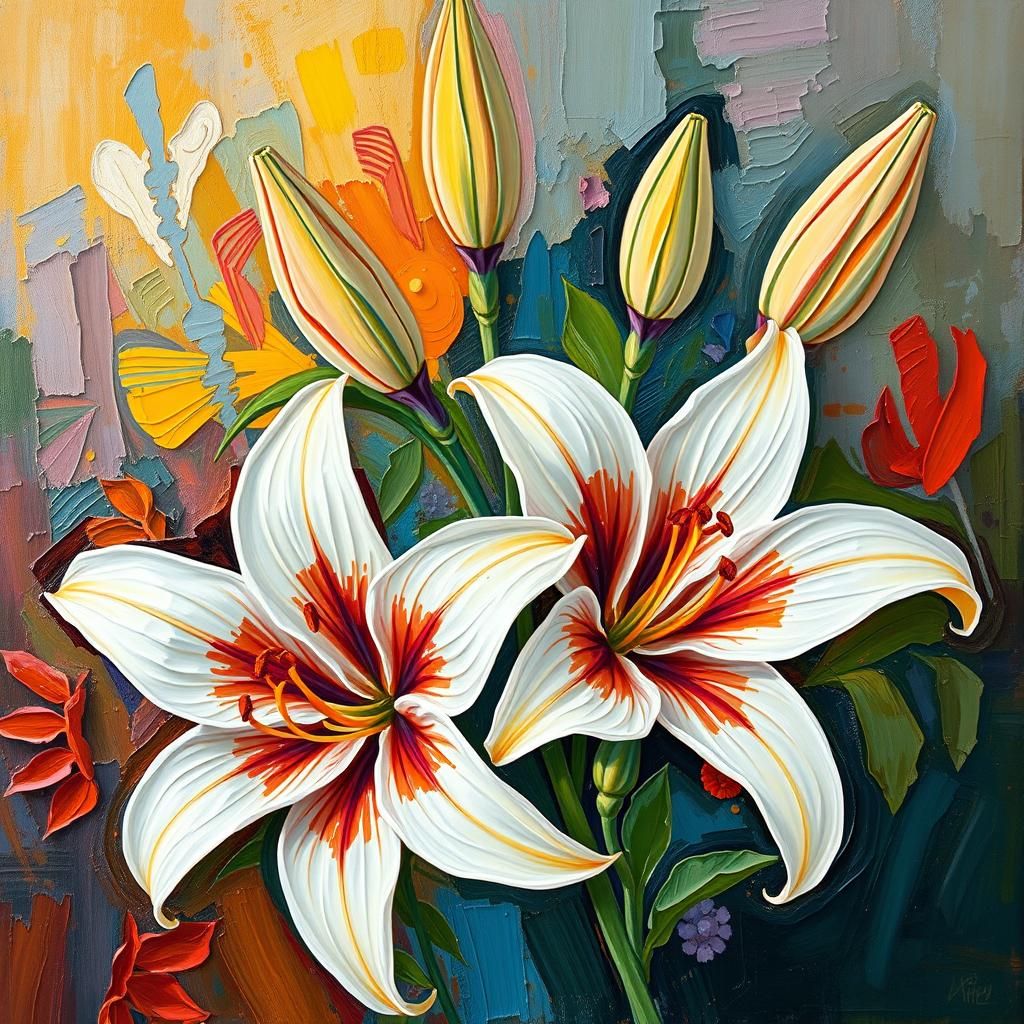 Lilies flowers