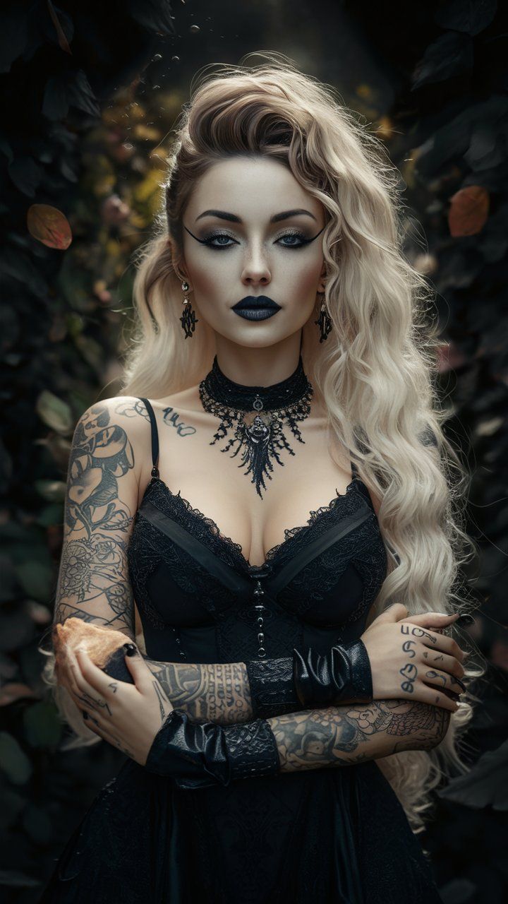 Gothic Attractive Model