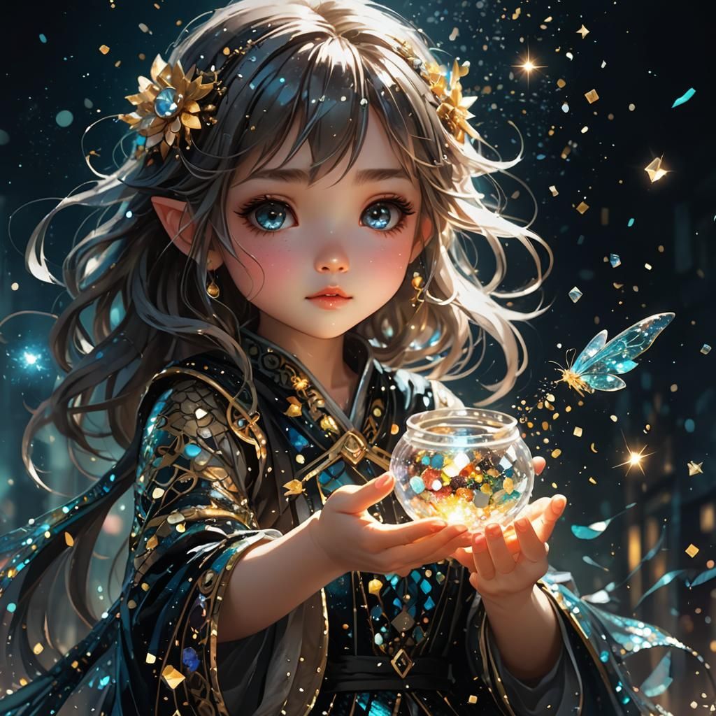 Glitter Fairy  by @moowokuorn