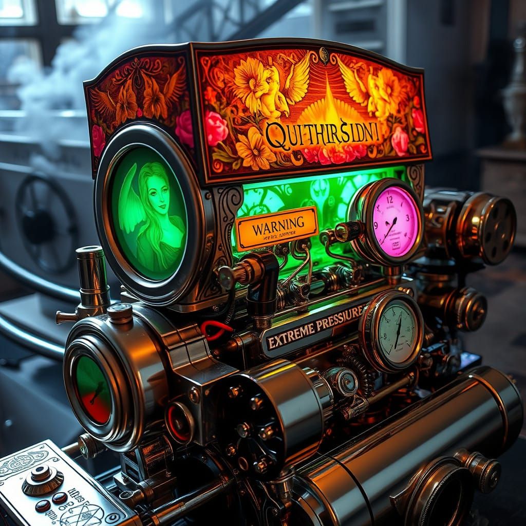 Surreal Seance Engine Reveal: Intricate Metaphysical Project...